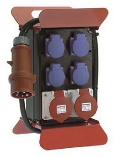 Bachmann Stromverteilungseinheit - Wechselstrom 400 V - Ausgangsanschlüsse: 6 (6 x Spannung)