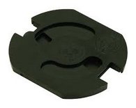 Bachmann Teddy series 6320 - Abdeckung des Netzanschlusses - Schwarz (Packung mit 5)