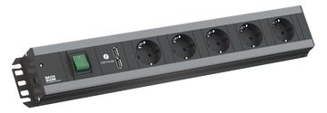 Bachmann Tradesman's strip - Steckdosenleiste (Rack - einbaufähig) von LumaTech