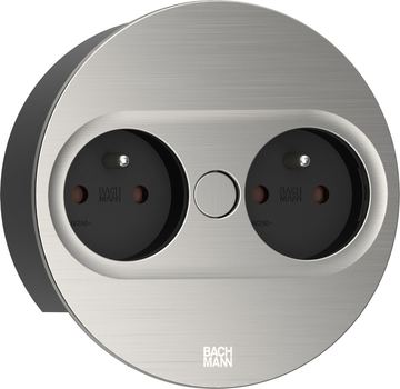 Bachmann TWIST2 2xUTE 2m Inox-Optik rund Aderendhülsen von LumaTech