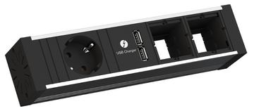 Bachmann VENID - Steckdosenleiste - Eingabe, Eingang GST18 - Ausgangsanschlüsse: 1 (Stromversorgung, 2 x USB) von LumaTech