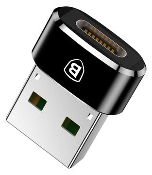Baseus Adapter USB-C do USB-A 3A czar - Adapter von LumaTech