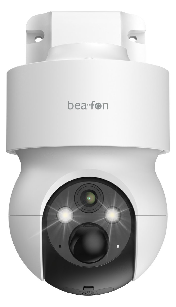 Bea-fon SAFER 3S Pro - IP-Sicherheitskamera - Draußen - Kabellos - Amazon Alexa & Google Assistant - Wand - Weiß
