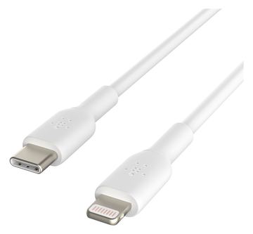 Belkin BOOST CHARGE - Lightning-Kabel - 24 pin USB-C männlich zu Lightning männlich - 1 m - weiß von LumaTech