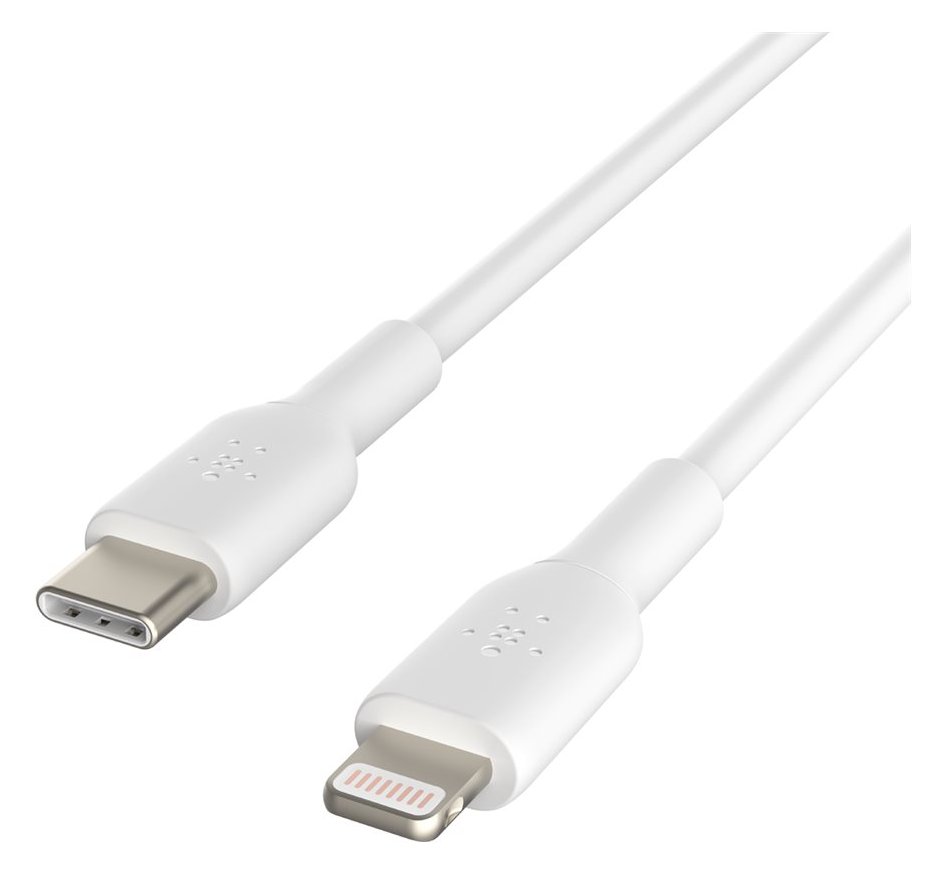Belkin BOOST CHARGE - Lightning-Kabel - 24 pin USB-C männlich zu Lightning männlich - 1 m - weiß von LumaTech