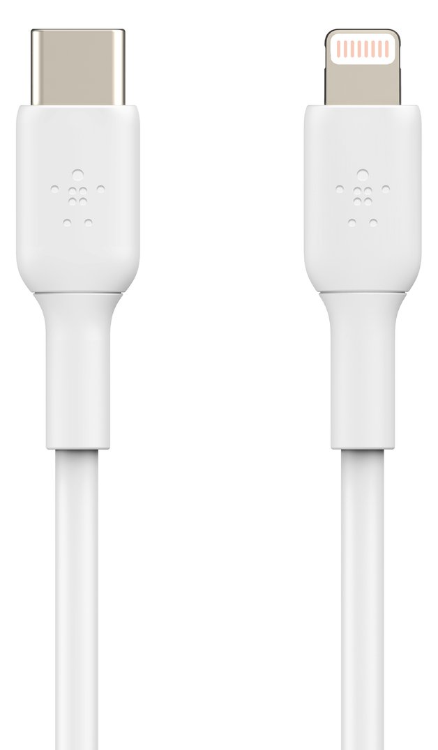 Belkin BOOST CHARGE - Lightning-Kabel - 24 pin USB-C männlich zu Lightning männlich - 2 m - weiß von LumaTech