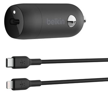 Belkin BoostCharge - Auto-Netzteil - 30 Watt - 3 A - Fast Charge, Power Delivery 3.1 (24 pin USB-C) von LumaTech