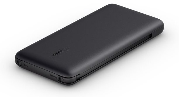 Belkin BoostCharge Plus - Powerbank - 10000 mAh - 23 Watt - Fast Charge, PD - 2 Ausgabeanschlussstellen (Lightning)