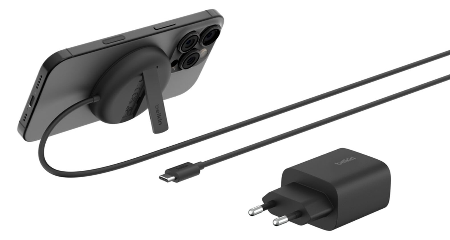 Belkin BoostCharge Pro - Induktive Ladematte - schwarz