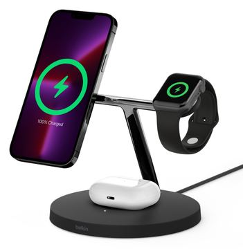 Belkin BoostCharge Pro - Kabelloses Ladegerät - Schwarz von LumaTech