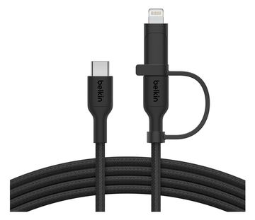 Belkin BoostCharge Pro 2-in-1 - USB-Kabel - 24 pin USB-C (M) - Schwarz von LumaTech
