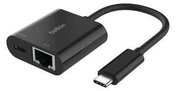 Belkin Netzwerkadapter - USB-C - Gigabit Ethernet x 1 + USB-C (nur Spannungsversorgung) von LumaTech