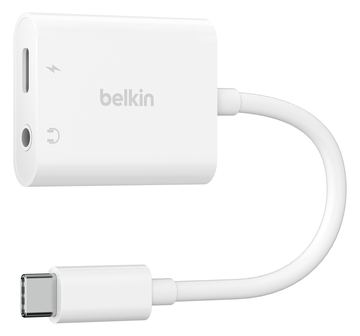 Belkin RockStar - USB-C zu Kopfhöreranschluss / Ladeadapter - 24 pin USB-C männlich zu Mini-Stecker von LumaTech