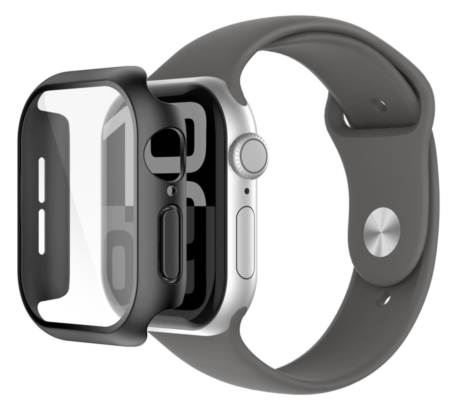 Belkin SCREENFORCE TemperedCurve - Stoßstange für Smartwatch - 2-in-1, 42 mm - gehärtetes Glas (9H)