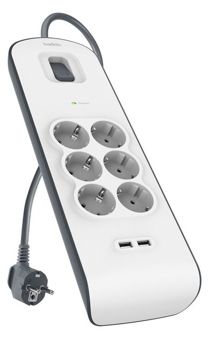 Belkin Steckdosenleiste - AC - Ausgangsanschlüsse: 6