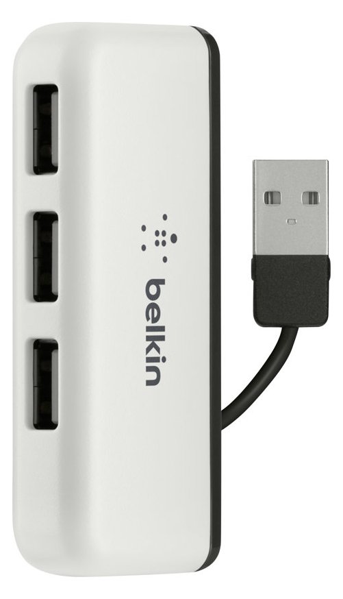 Belkin Travel - Hub - 4 x USB 2.0 - Desktop