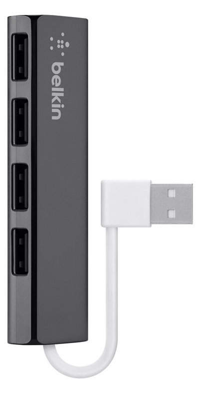 Belkin Ultra-Slim Travel - Hub - 4 x USB 2.0