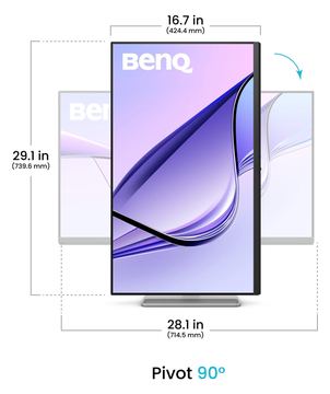 BenQ 80,0cm MA320UP 16:9 HDMI/USB-C silv. lift/piv UHD - Flachbildschirm (TFT/LCD) - IPS von LumaTech