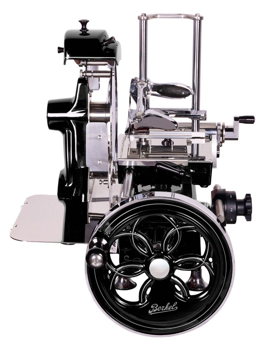 Berkel Volano B2 schwarz fiorato Schwungrad-Aufschnittmaschine