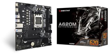 Biostar A620MS A620 AM5 mATX DDR5 - Mainboard - AMD Sockel AM5 (Ryzen Zen4) von LumaTech