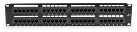 Black Box JPM5E48A - Cat5e - Schwarz - Rackeinbau - 2U