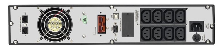BlueWalker PowerWalker VFI 1000RM LCD - USV - 900 Watt - 1000 VA - 7 Ah - RS-232, USB - Ausgangsanschlüsse: 6 - (19)