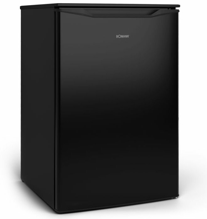 Bomann GS 7253 Edelstahl-Optik Gefrierschrank schwarz