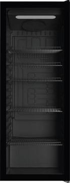 Bomann KSG 7292 schwarz Glastuerkuehlschrank 143cm