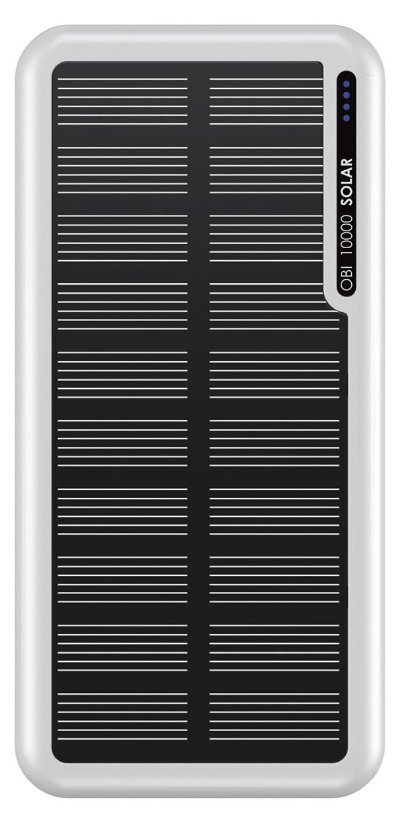 BOOMPODS Obi Solar Powerbank - White - Batterie - 10.000 mAh