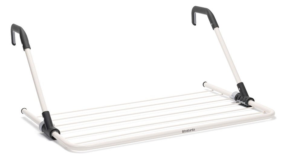 Brabantia 102769 - Hängeklammer Wäscheständer - Schwarz - Silber - 710 mm - 690 mm - 290 mm - 68 cm