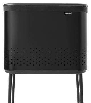 Brabantia Bo Wäschekorb - 60 l - Rechteckig - Schwarz - Schwarz - 540 mm - 320 mm von LumaTech