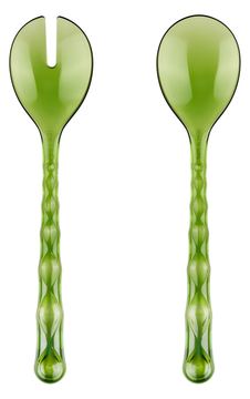 Guzzini VANITY Salatbesteck Water lily green von LumaTech