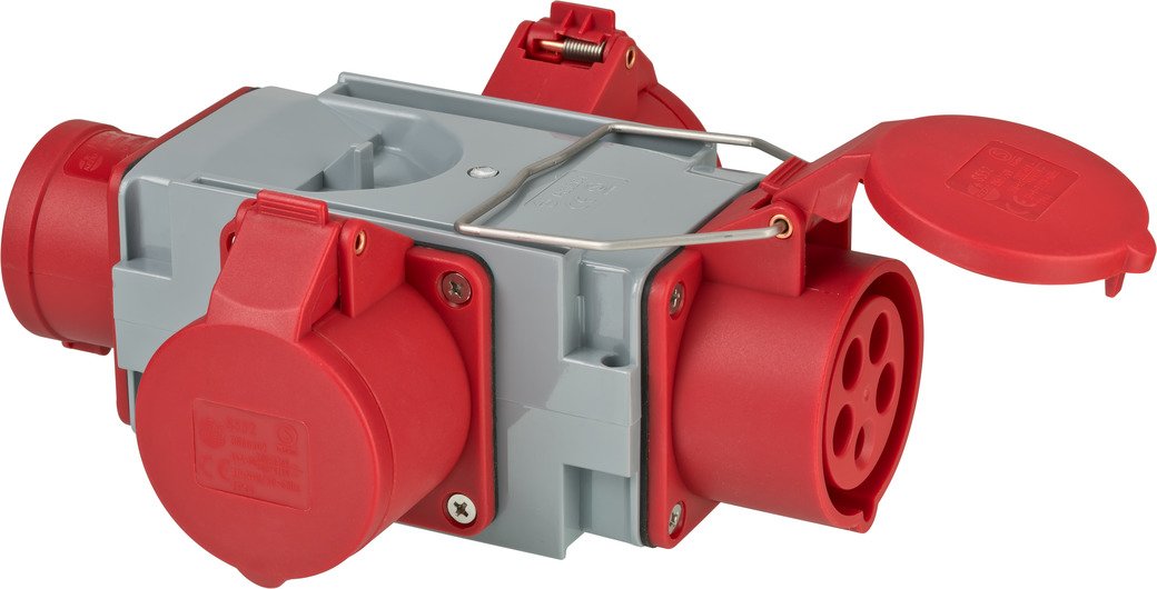 Brennenstuhl 1081640 - 400 V - 16 A - Grau - Rot - IP44 - 185 mm - 230 mm