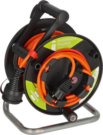 Brennenstuhl 1148500 Kabeltrommel Orange Schutzkontakt-Stecker - Kabeltrommel