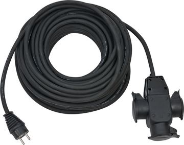 Brennenstuhl 1167820301 - 25 m - Draußen - Schwarz - 3 AC-Ausgänge - 280 mm - 280 mm von LumaTech