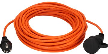 Brennenstuhl 1169950 - 25 m - Outdoor - Gerade - IP44 - Kältebeständig - Ölbeständig - UV-beständig - Orange von LumaTech