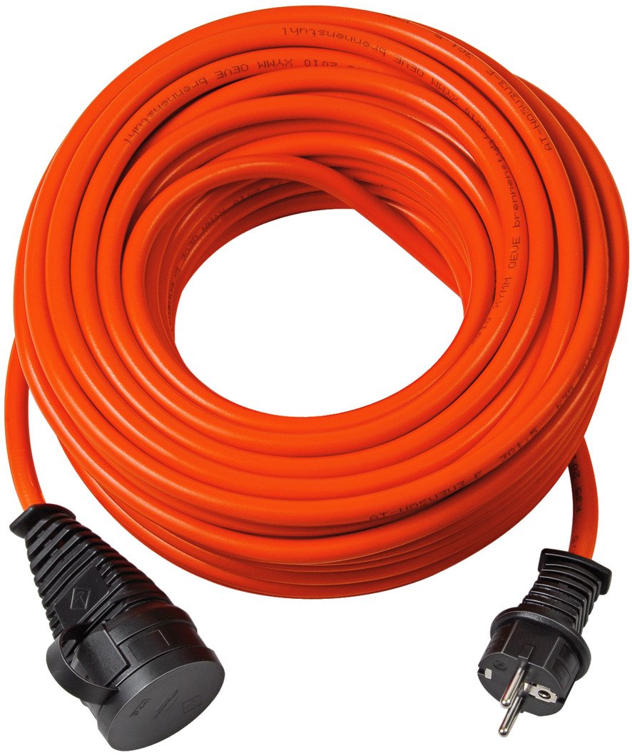 Brennenstuhl 1169970 - 40 m - Draußen - IP44 - Ölbeständig - UV-beständig - Schwarz - Orange - 230 V