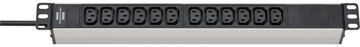 Brennenstuhl 1390007112 - 2 m - 12 AC-Ausgänge - Indoor - C13-Koppler - IP20 - Schwarz - Silber von LumaTech