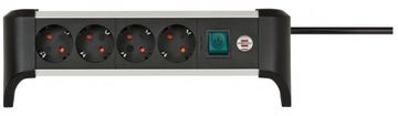 Brennenstuhl 1391040400 - 1,8 m - Indoor - Abgewinkelt - IP20 - 1,5 mm² - Aluminium von LumaTech