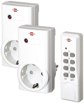 Brennenstuhl 1507150 - Kabellos - RF Wireless - 433,92 MHz - Drinnen - Weiß - IP20 von LumaTech