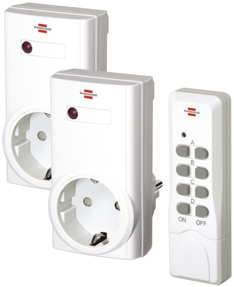 Brennenstuhl 1507150 - Kabellos - RF Wireless - 433,92 MHz - Drinnen - Weiß - IP20