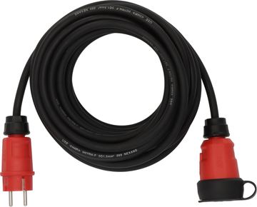 Brennenstuhl 9161100110 Strom Verlängerungskabel 16 A Schwarz Rot H07RN-F 3G 1.5 - Kabel - Verlängerungskabel von LumaTech