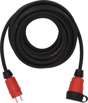 Brennenstuhl 9162100110 Strom Verlängerungskabel 16 A Schwarz Rot H07RN-F 3G 2.5 - Kabel - Verlängerungskabel von LumaTech