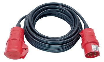 Brennenstuhl H07RN-F 5G1,5 - Spannungsversorgungs-Verlängerungskabel - IEC 60309 16A (W) von LumaTech