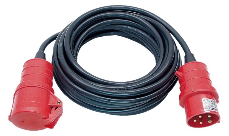 Brennenstuhl H07RN-F 5G1,5 - Spannungsversorgungs-Verlängerungskabel - IEC 60309 16A (W)