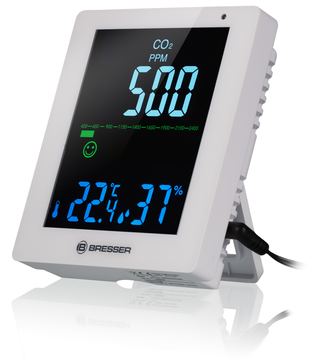 Bresser Smile - Thermo-Hygro-CO2-Messgerät - digital - Weiß von LumaTech