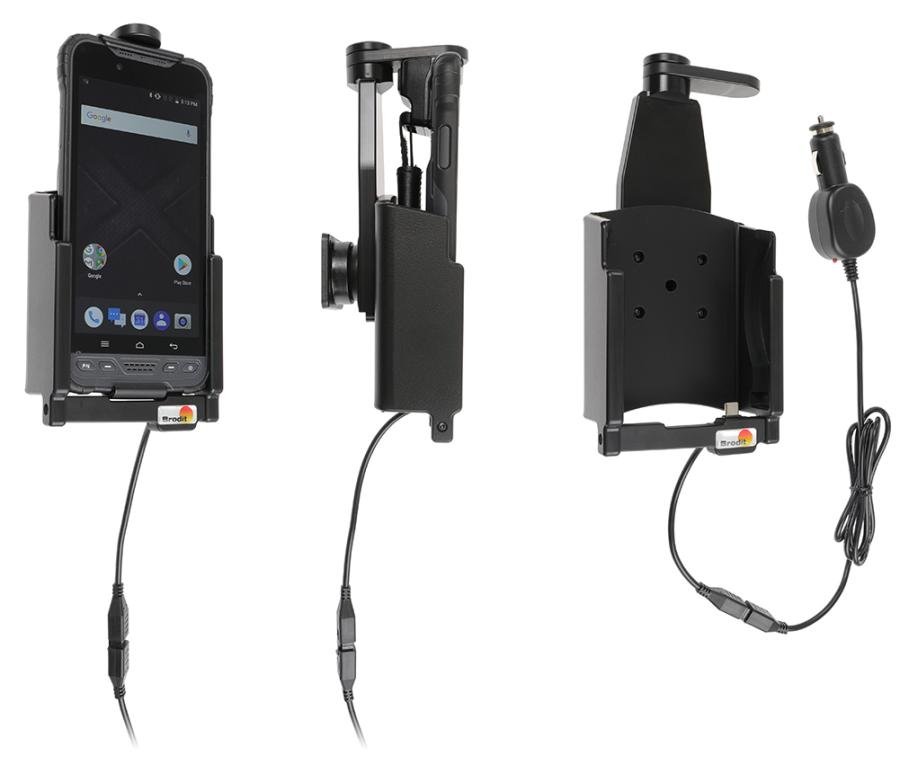 Brodit 216026 - Handy/Smartphone - Aktive Halterung - Auto/Innenbereich - Schwarz