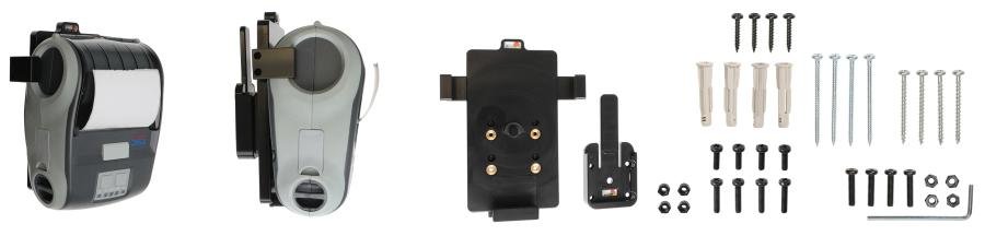 Brodit 216073 - Tragbarer Drucker - Aktive Halterung - Indoor - Schwarz