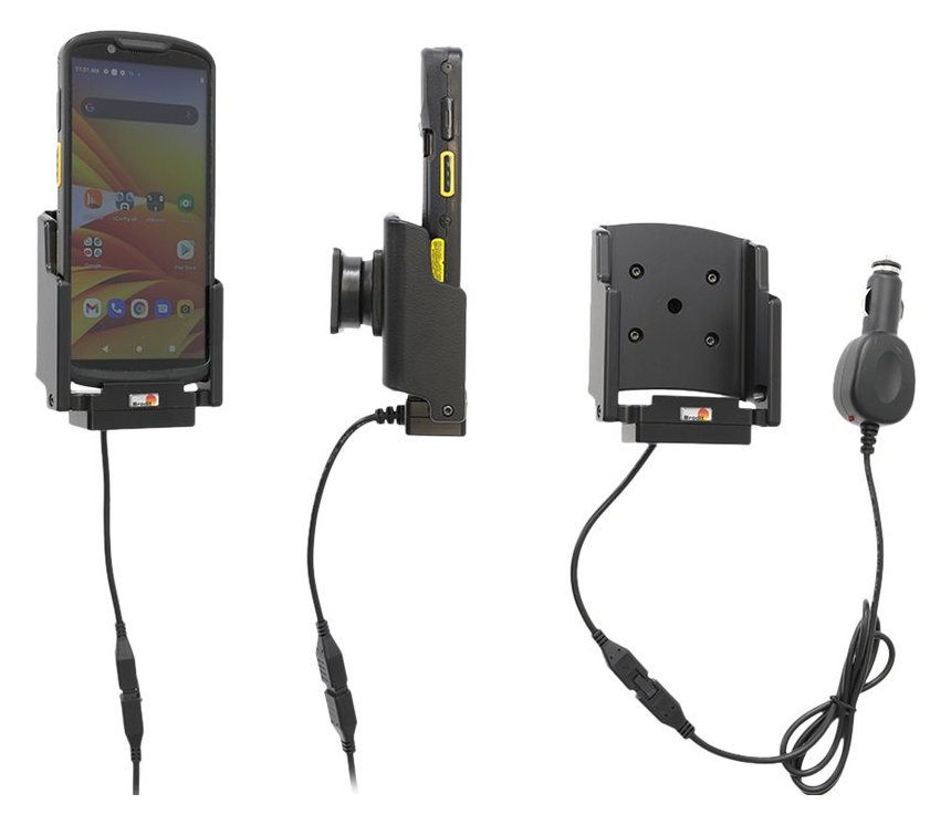 Brodit 712307 - Handy/Smartphone - Aktive Halterung - Auto/Innenbereich - Schwarz