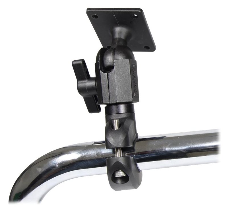 Brodit Pipe Mount with Mounting Plate - Rohrhalterung